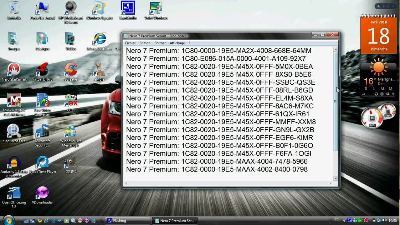 free download nero 7 premium serial number
